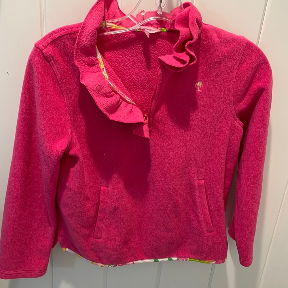 Lilly Pulitzer Girls’ Quarter Zip Pullover